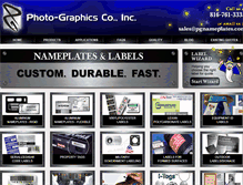 Tablet Screenshot of nameplates-labels.com